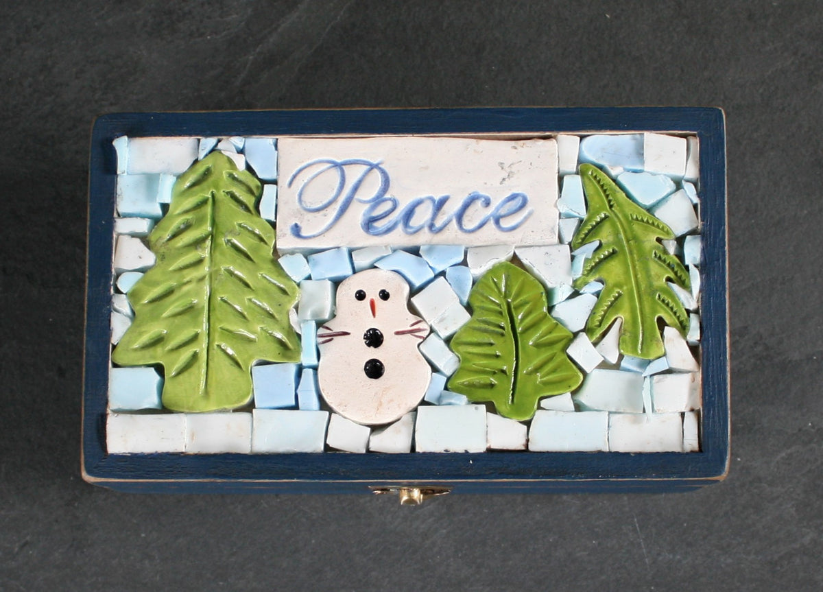 Small Mosaic Wooden Box 6