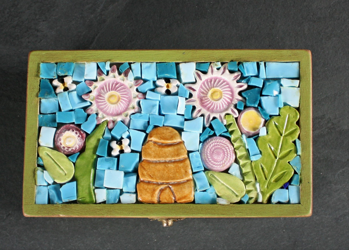 Small Mosaic Wooden Box 3