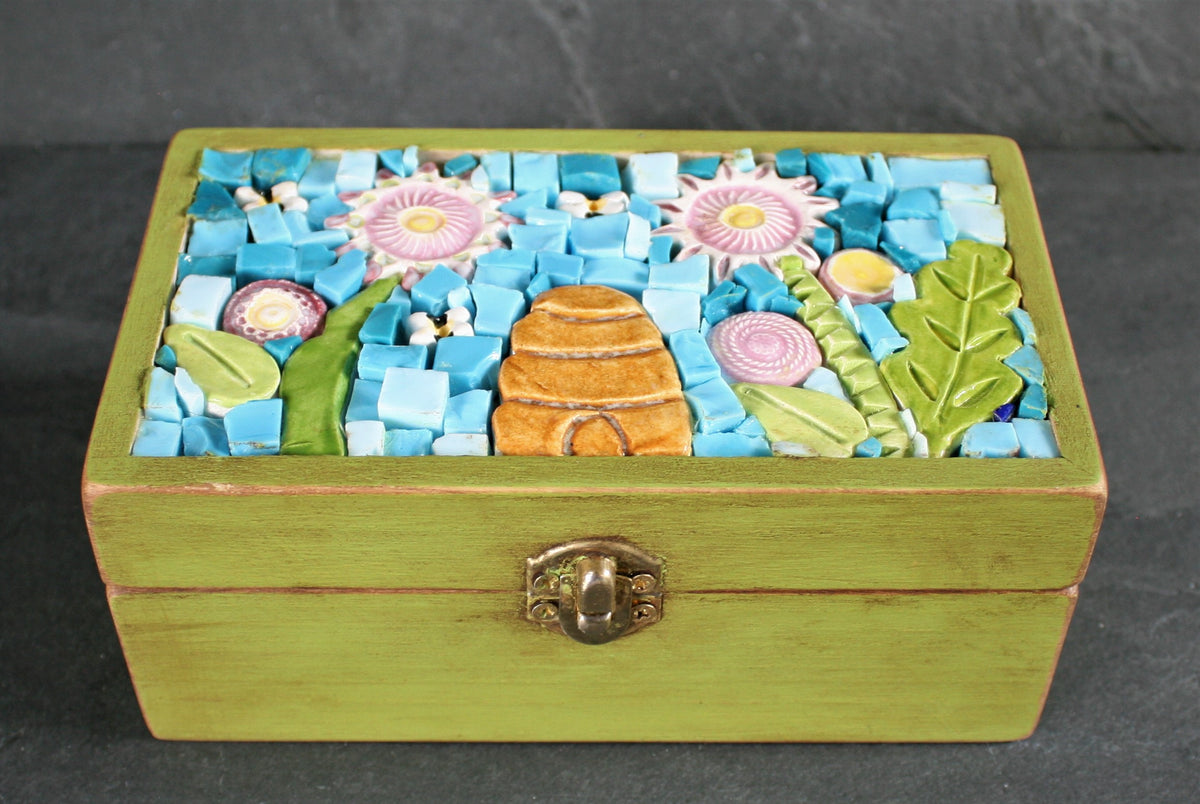 Small Mosaic Wooden Box 3