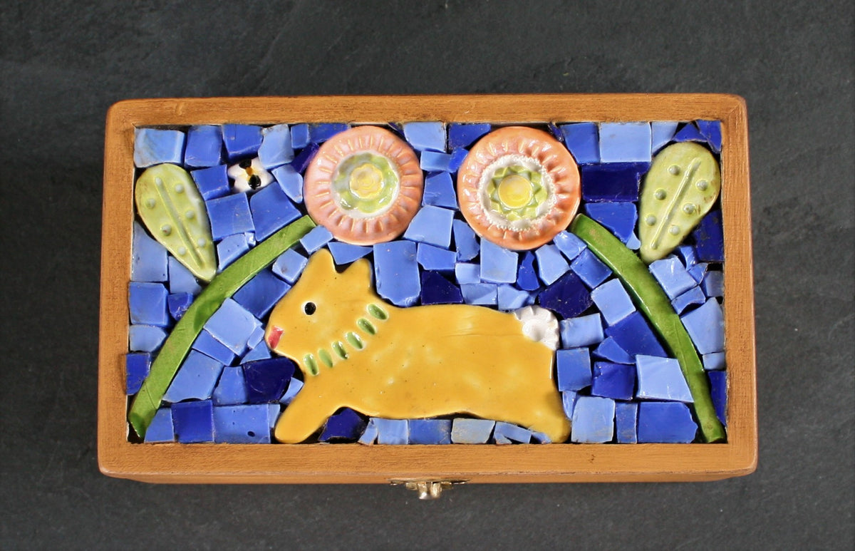 Small Mosaic Wooden Box 5