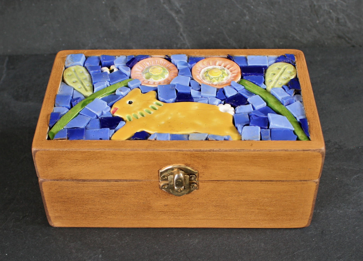 Small Mosaic Wooden Box 5