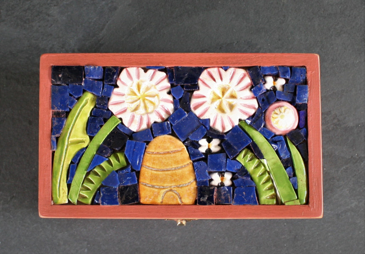 Small Mosaic Wooden Box 7