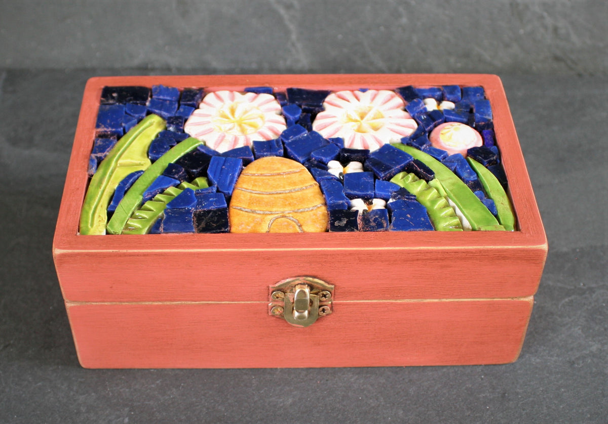 Small Mosaic Wooden Box 7