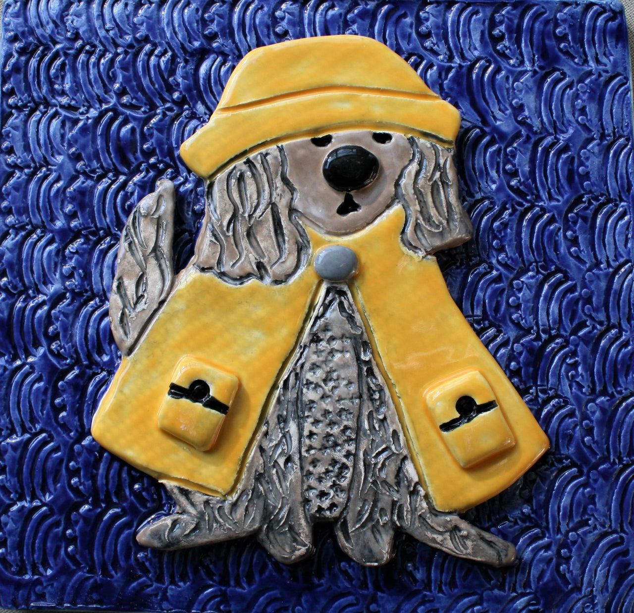 Sea Dog Ceramic Wall Art Tile 1