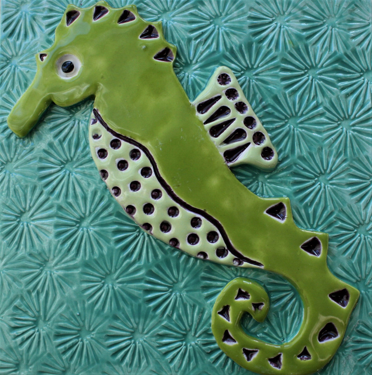 Seahorse Wall Art Tile 1
