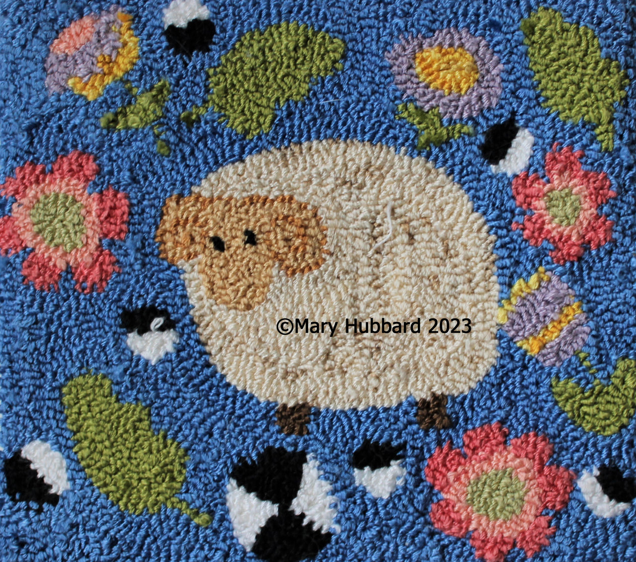 Big Goat Punch Needle Embroidery PDF Pattern