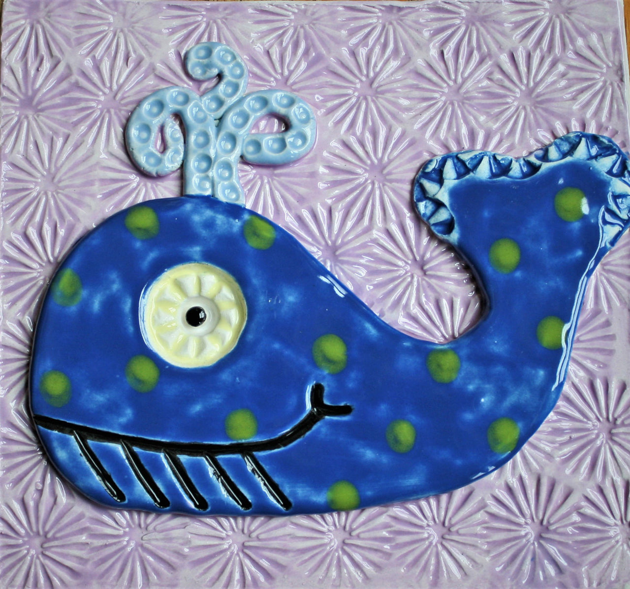 Whale Art Tile 1